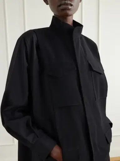 Sacai Crepe-trimmed Woven Shirt | Thumbnail 5 Sacai Crepe-trimmed Woven Shirt | Thumbnail 5