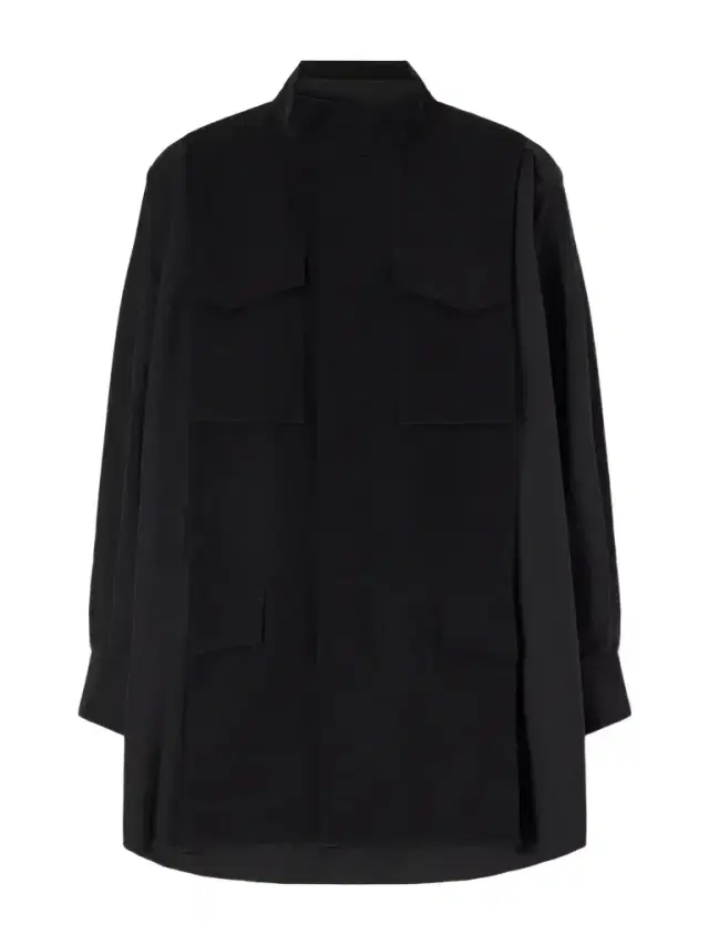 Sacai Crepe-trimmed Woven Shirt