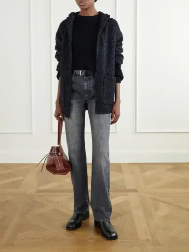 Tibi Hooded Wool-blend Tweed Jacket | Thumbnail 2