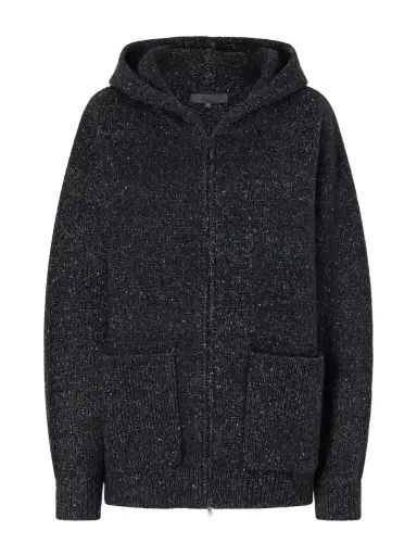 Tibi Hooded Wool-blend Tweed Jacket | Thumbnail 1