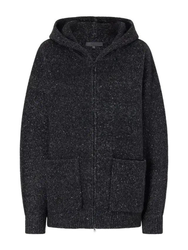 Tibi Hooded Wool-blend Tweed Jacket