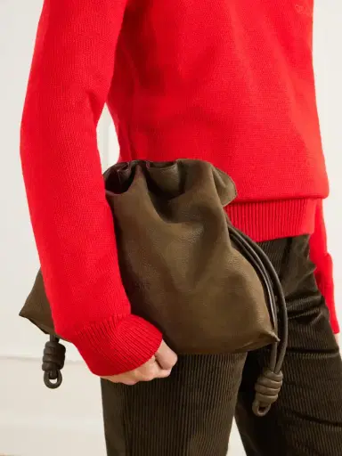 Loewe Flamenco Medium Full-grain Nubuck Clutch | Thumbnail 2