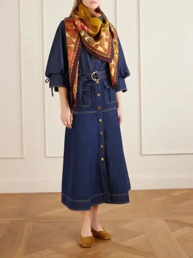Zimmermann Printed Silk-twill Scarf | Thumbnail 2 Zimmermann Printed Silk-twill Scarf | Thumbnail 2