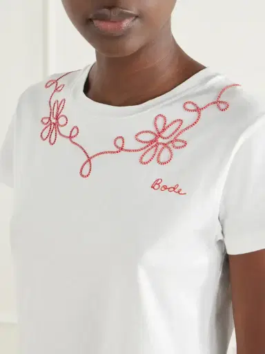 BODE Lasso Embroidered Cotton-jersey T-shirt | Thumbnail 5