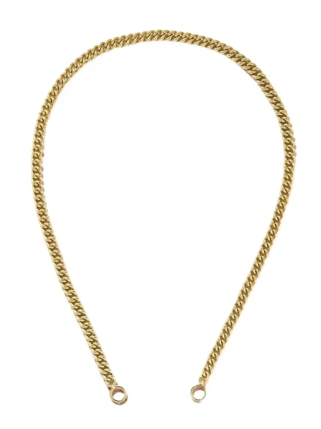 Marla Aaron Heavy Curb 14-karat Gold Necklace