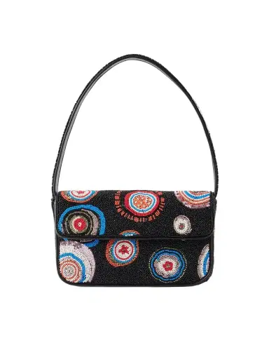 Staud Tommy Bead-embellished Shoulder Bag | Thumbnail 1 Staud Tommy Bead-embellished Shoulder Bag | Thumbnail 1