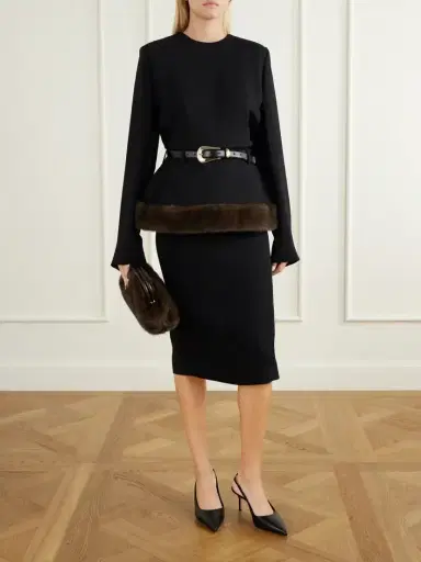 Stella McCartney Flabella Plush Clutch Bag | Thumbnail 3