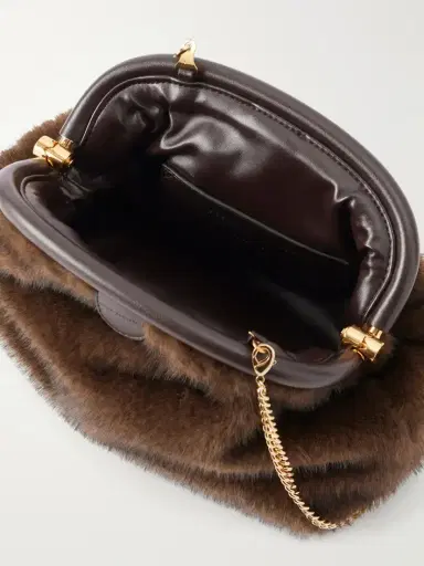 Stella McCartney Flabella Plush Clutch Bag | Thumbnail 6