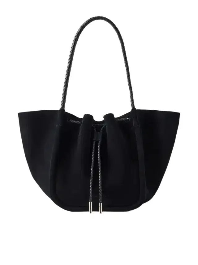 Proenza Schouler Large Ruched Leather-trimmed Suede Tote