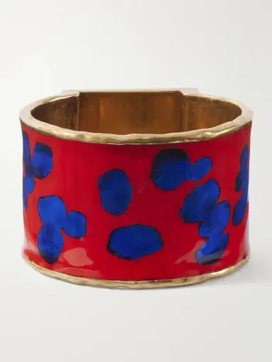 Dries Van Noten Gold-tone Enamel Bracelet | Thumbnail 3