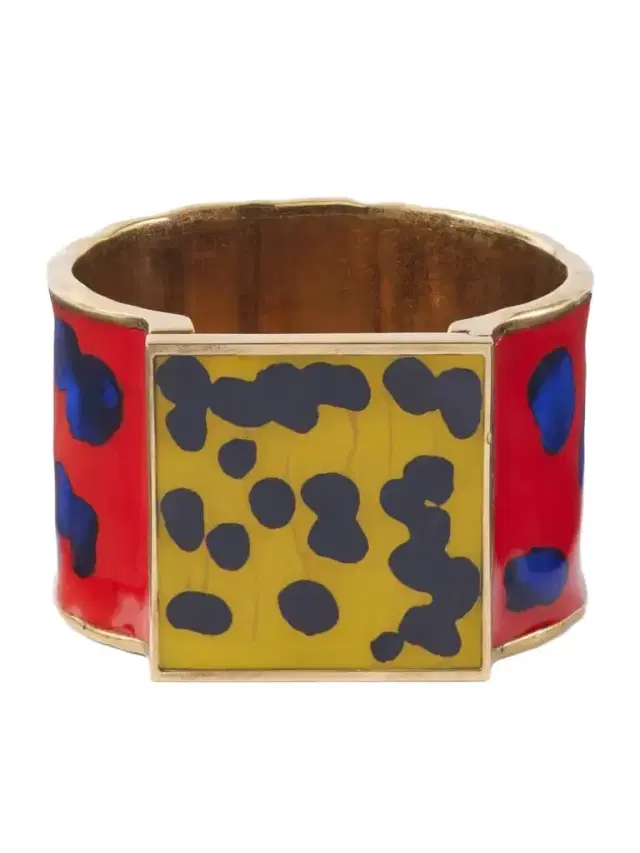 Dries Van Noten Gold-tone Enamel Bracelet