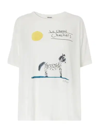 BODE Cheval Printed Cotton-jersey T-shirt | Thumbnail 1 BODE Cheval Printed Cotton-jersey T-shirt | Thumbnail 1