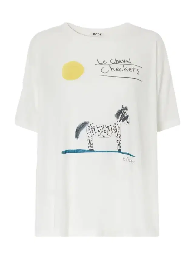 BODE Cheval Printed Cotton-jersey T-shirt