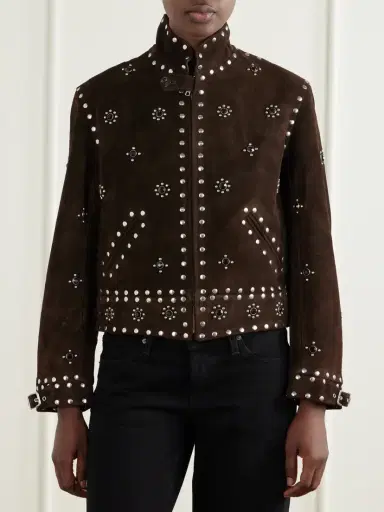 BODE Howard Studded Suede Jacket | Thumbnail 3