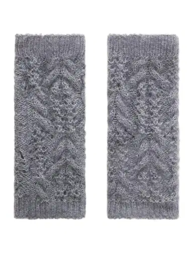 Pauline Dujancourt Lotta Cashmere And Silk-blend Gloves | Thumbnail 1 Pauline Dujancourt Lotta Cashmere And Silk-blend Gloves | Thumbnail 1