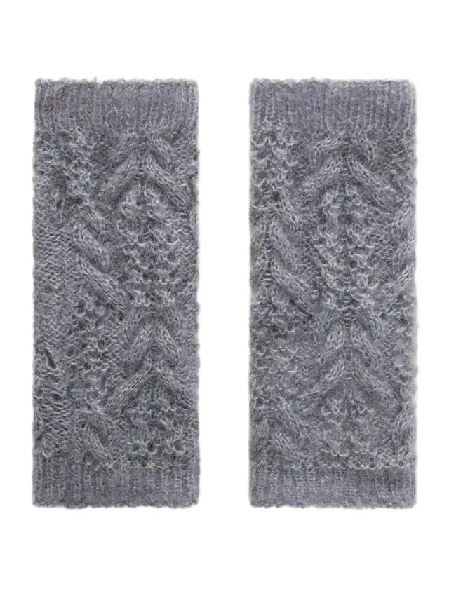 Pauline Dujancourt Lotta Cashmere And Silk-blend Gloves