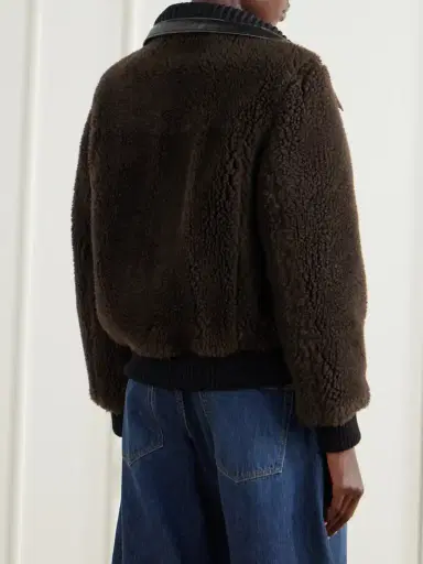Sacai Wool-blend Plush Coat | Thumbnail 4 Sacai Wool-blend Plush Coat | Thumbnail 4