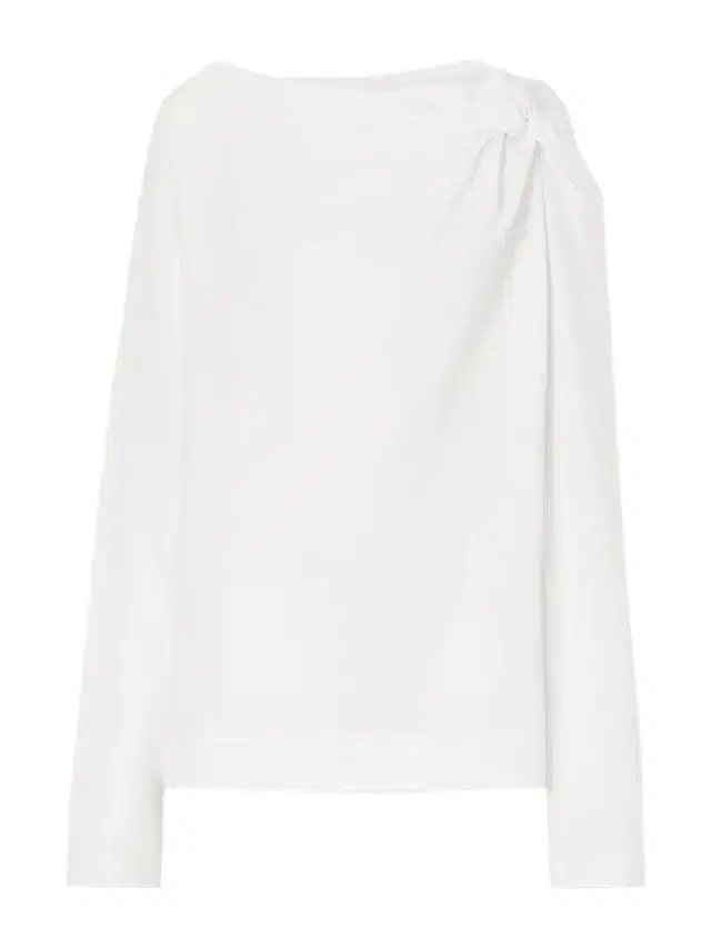 Dries Van Noten Gathered Cotton-jersey T-shirt