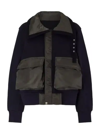 Sacai Sponge Sweat Shell-trimmed Cotton-blend And Wool Jacket | Thumbnail 1 Sacai Sponge Sweat Shell-trimmed Cotton-blend And Wool Jacket | Thumbnail 1