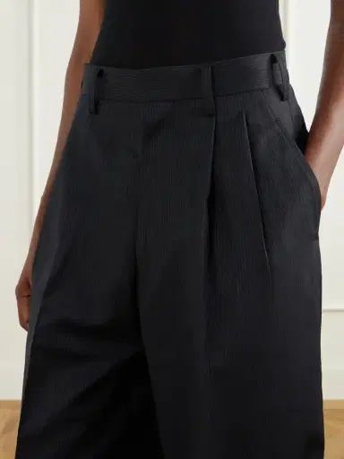 Junya Watanabe Pinstriped Wool-blend Wide-leg Pants | Thumbnail 5 Junya Watanabe Pinstriped Wool-blend Wide-leg Pants | Thumbnail 5
