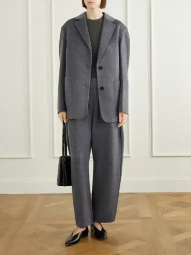 Lisa Yang Double-faced Wool And Cashmere-blend Blazer | Thumbnail 2 Lisa Yang Double-faced Wool And Cashmere-blend Blazer | Thumbnail 2