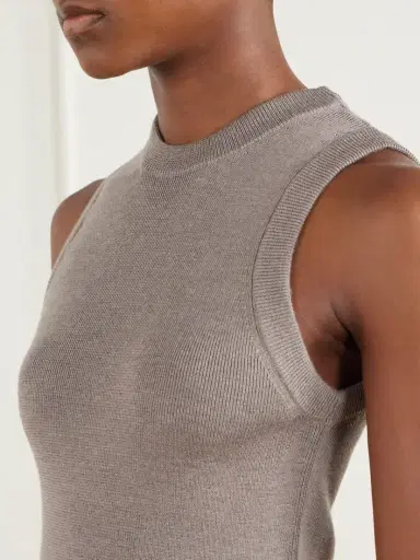 mfpen Appointment Ribbed Merino Wool And Silk-blend Tank | Thumbnail 5 mfpen Appointment Ribbed Merino Wool And Silk-blend Tank | Thumbnail 5