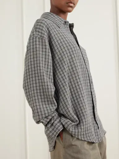 mfpen Vacation Checked Cotton-blend Shirt | Thumbnail 4 mfpen Vacation Checked Cotton-blend Shirt | Thumbnail 4