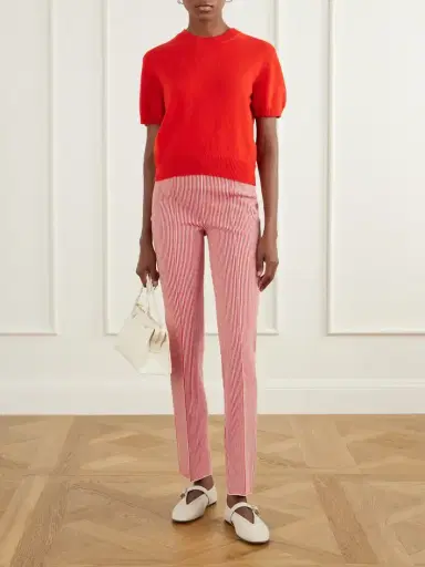 HIGH SPORT Luke Striped Cotton-blend Straight-leg Pants | Thumbnail 2 HIGH SPORT Luke Striped Cotton-blend Straight-leg Pants | Thumbnail 2