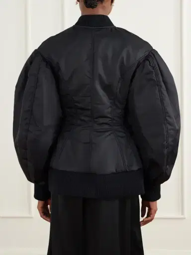 Simone Rocha Satin Bomber Jacket | Thumbnail 4 Simone Rocha Satin Bomber Jacket | Thumbnail 4