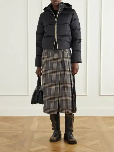 Burberry Hooded Logo-appliquéd Quilted Shell Jacket | Thumbnail 2
