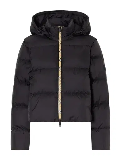 Burberry Hooded Logo-appliquéd Quilted Shell Jacket | Thumbnail 1