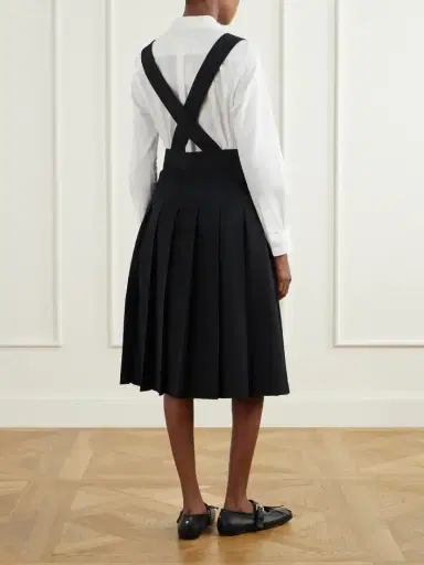 Comme des Garçons GIRL Pinafore Wool Midi Skirt | Thumbnail 3