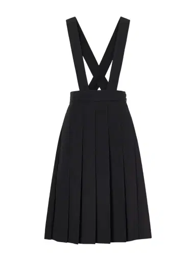 Comme des Garçons GIRL Pinafore Wool Midi Skirt | Thumbnail 1