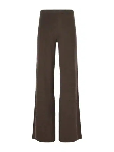 ÉTERNE Cotton And Cashmere-blend Wide-leg Pants | Thumbnail 1