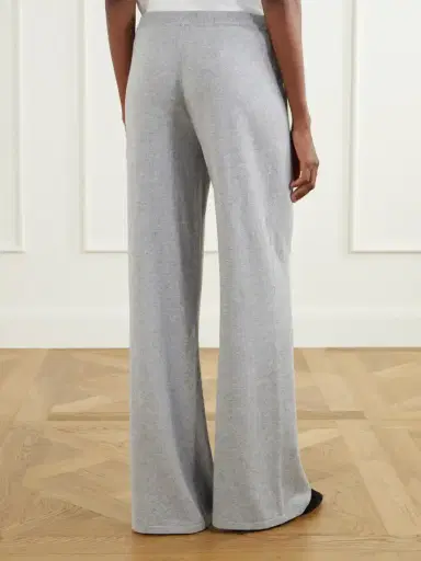 ÉTERNE Cotton And Cashmere-blend Wide-leg Pants | Thumbnail 4 ÉTERNE Cotton And Cashmere-blend Wide-leg Pants | Thumbnail 4
