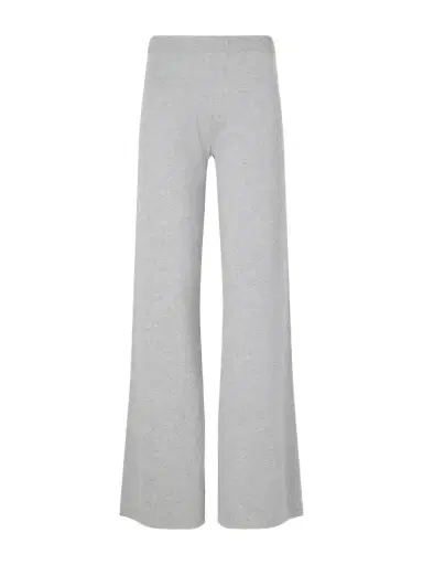 ÉTERNE Cotton And Cashmere-blend Wide-leg Pants | Thumbnail 1 ÉTERNE Cotton And Cashmere-blend Wide-leg Pants | Thumbnail 1