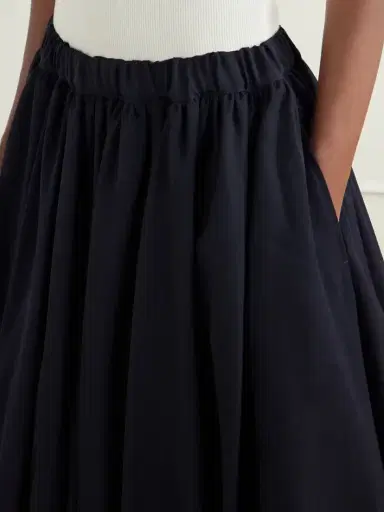 Comme des Garçons GIRL Gathered Wool-gabardine Midi Skirt | Thumbnail 5 Comme des Garçons GIRL Gathered Wool-gabardine Midi Skirt | Thumbnail 5