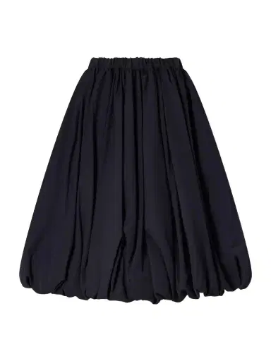 Comme des Garçons GIRL Gathered Wool-gabardine Midi Skirt | Thumbnail 1 Comme des Garçons GIRL Gathered Wool-gabardine Midi Skirt | Thumbnail 1