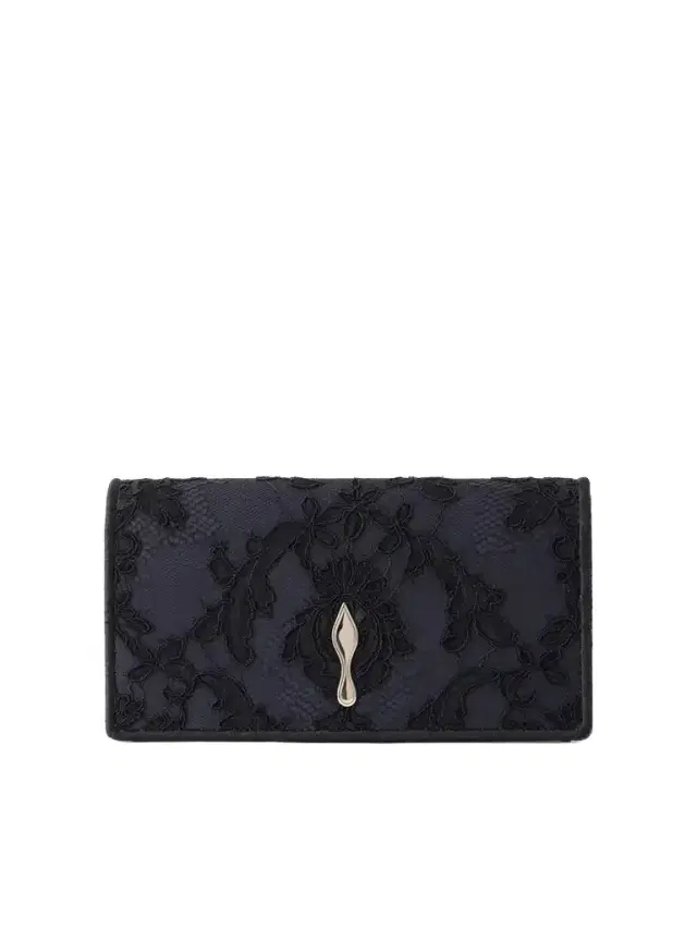 Bettina Lace-trimmed Satin Clutch Bettina Lace-trimmed Satin Clutch