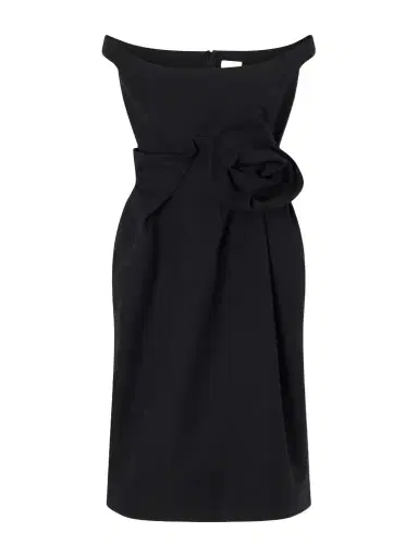 Magda Butrym Floral-appliquéd Off-the-shoulder Cotton Midi Dress | Thumbnail 1