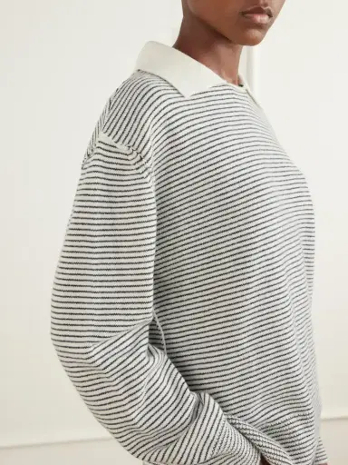 mfpen Charming Striped Wool Polo Sweater | Thumbnail 5 mfpen Charming Striped Wool Polo Sweater | Thumbnail 5