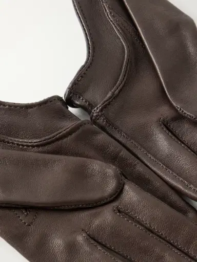Magda Butrym Leather Paneled Gloves | Thumbnail 2 Magda Butrym Leather Paneled Gloves | Thumbnail 2