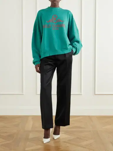 Willy Chavarria Chavantino Logo-embroidered Cotton-jersey Sweatshirt | Thumbnail 2
