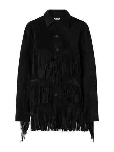 BODE Appalachian Fringed Suede Jacket | Thumbnail 1 BODE Appalachian Fringed Suede Jacket | Thumbnail 1