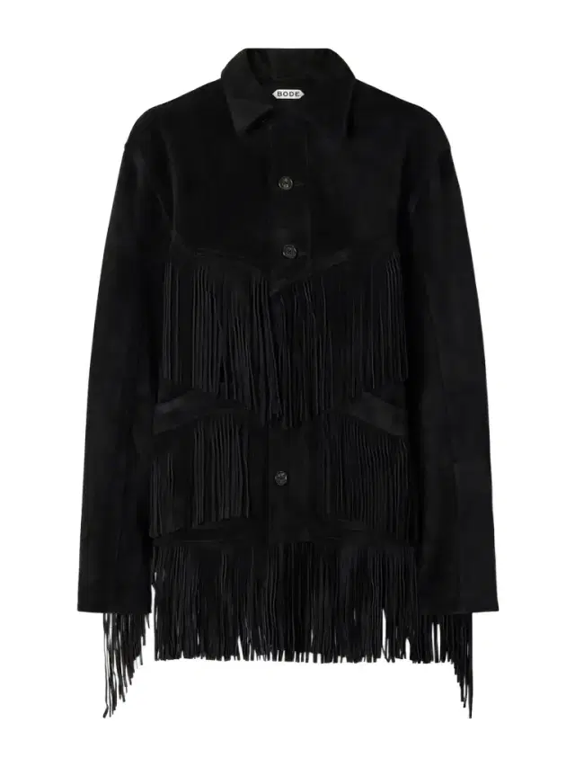 BODE Appalachian Fringed Suede Jacket