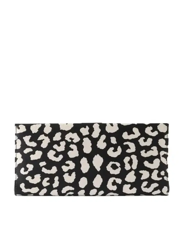 Carolina Herrera Animal-print Jacquard Clutch