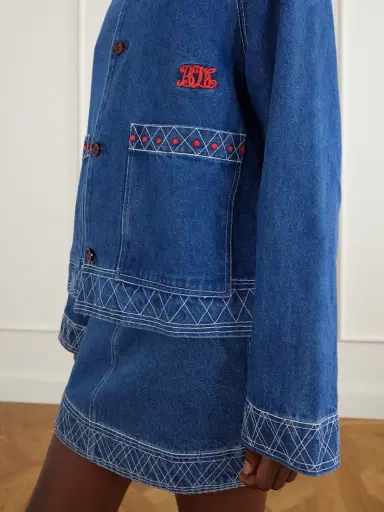 BODE Embroidered Denim Jacket | Thumbnail 5 BODE Embroidered Denim Jacket | Thumbnail 5