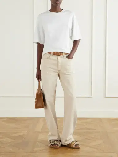 Burberry Shearling-trimmed Suede Sandals | Thumbnail 4 Burberry Shearling-trimmed Suede Sandals | Thumbnail 4