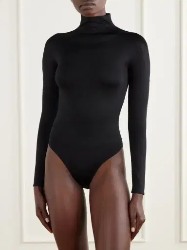 Alaïa Silk-blend Bodysuit | Thumbnail 2 Alaïa Silk-blend Bodysuit | Thumbnail 2