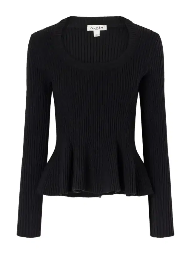 Alaïa Ribbed Wool-blend Sweater